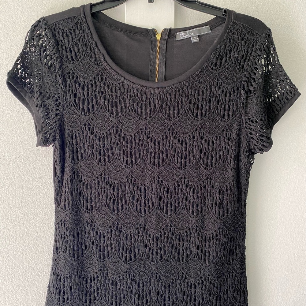 Elegant Black Lace Women Top